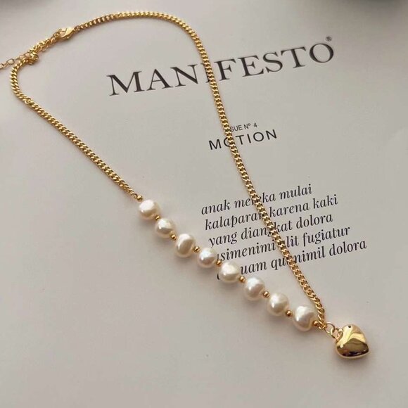 Baroque Freshwater Pearl Necklace - Picture 4 of 4